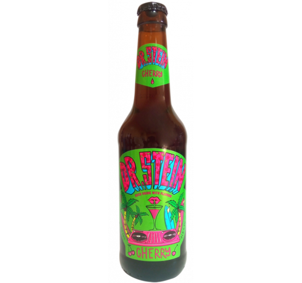 Пивной напиток Dr.Stein Вишня 0,45 л. glass