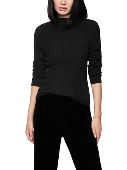 Marc Cain Джемпер в рубчик с добавлением шерсти и кашемира