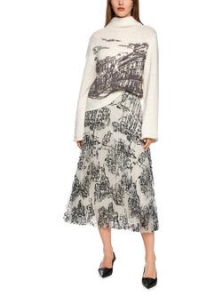 Свитер из вискозы и шерсти (Knitted in Germany)