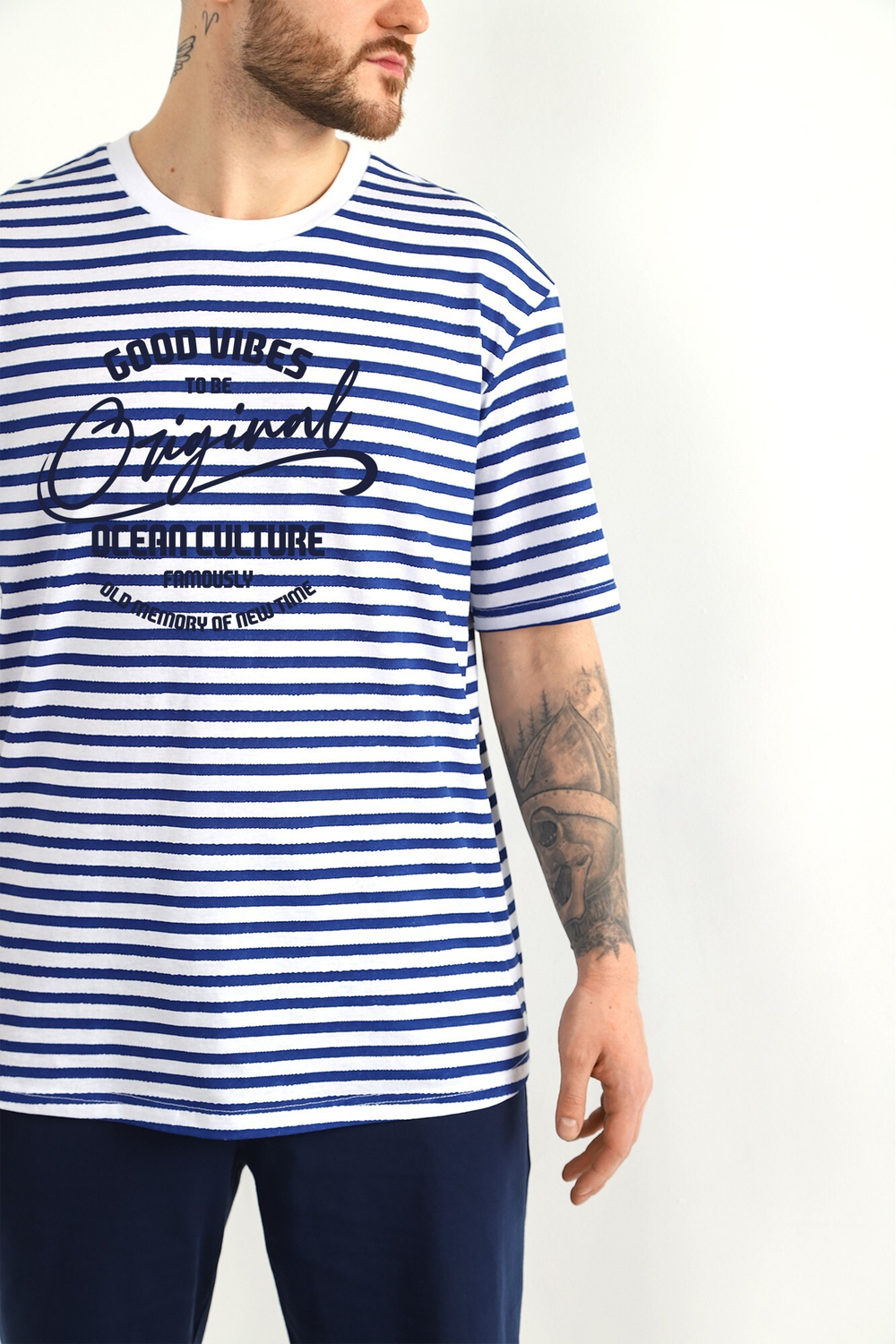 [m]Пижама мужская шорты и футболка КП-119