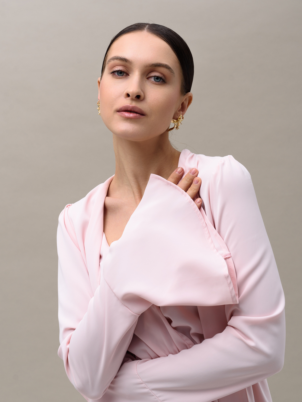 Серьги "lily shine" Gold