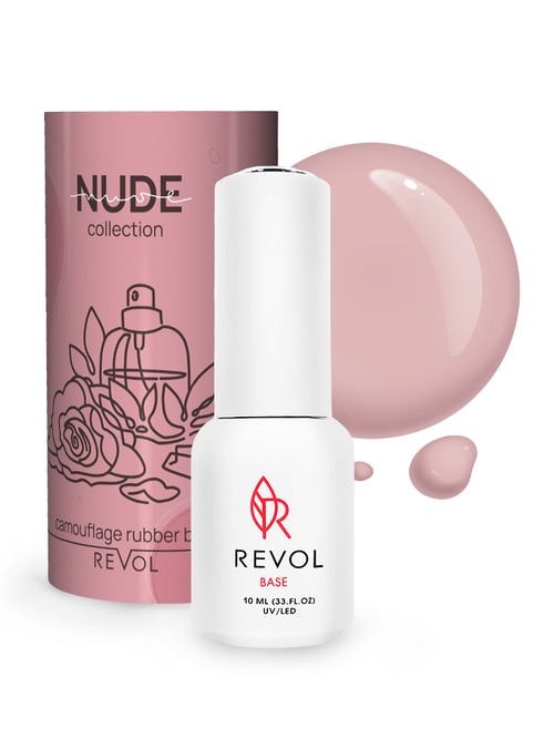 REVOL Rubber Base Nude №4 Parfume, 10мл