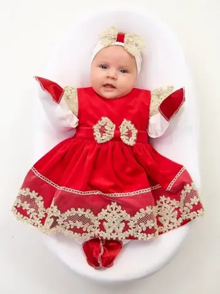 платье для новорожденной на выписку