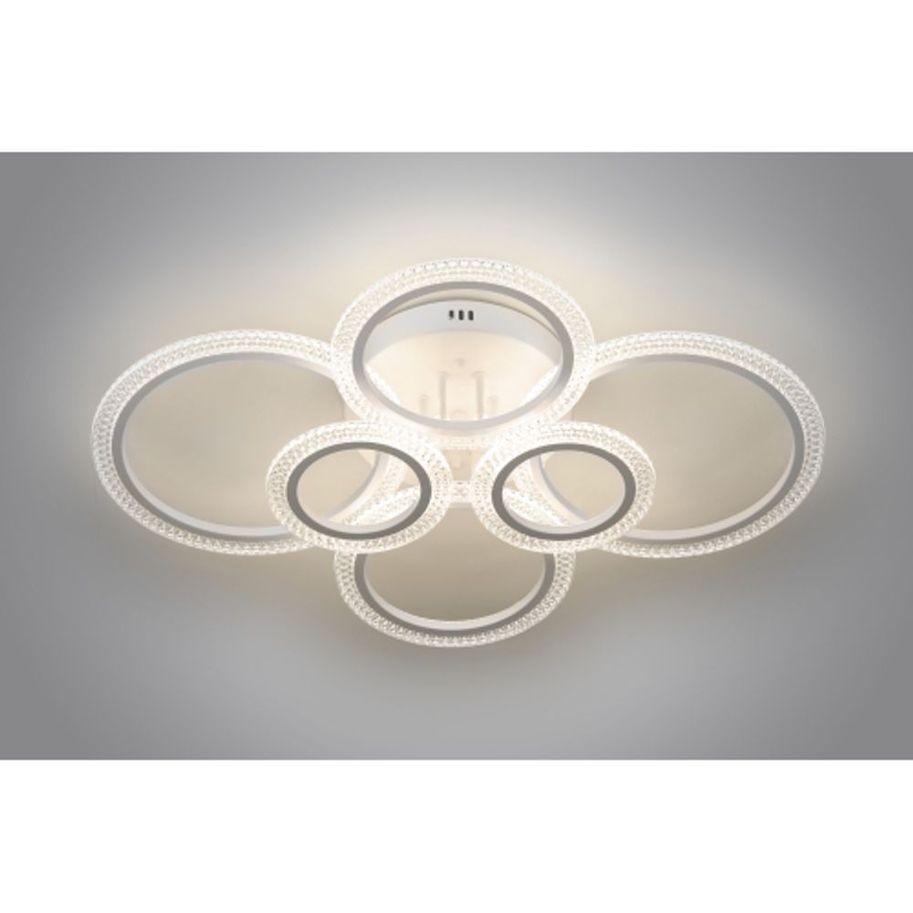 Светильник потолочный светодиодный Rivoli   6107-109 132 Вт LED 2800К - 6200К модерн с пультом