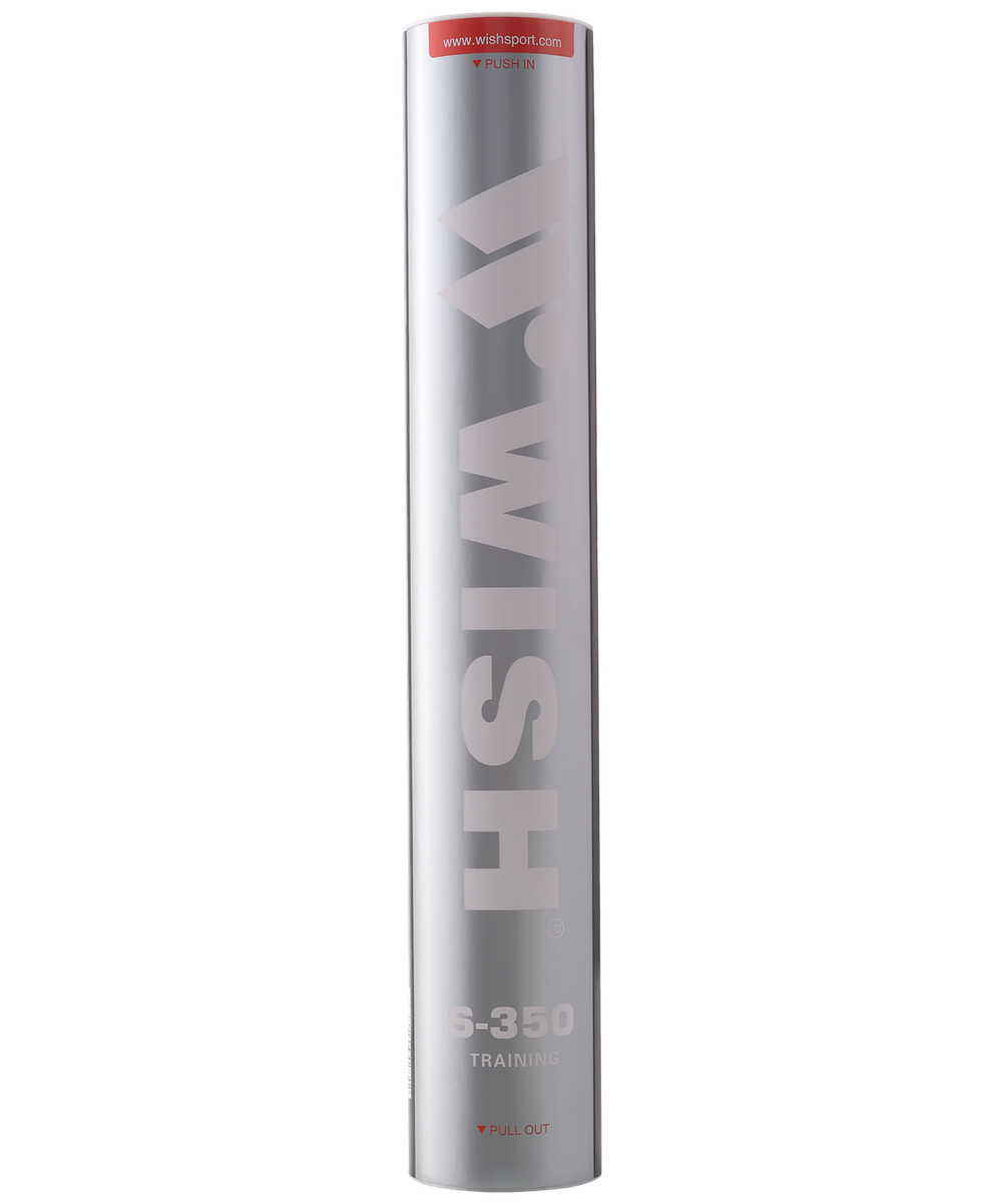 Набор воланов для бадминтона S-350, ПВХ, 12 штук