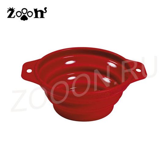 Trixie Миска компактная дорожная складная для маленьких собак 0,5л / 14см