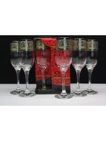 Бокалы для шампанского 6 штук Версаче