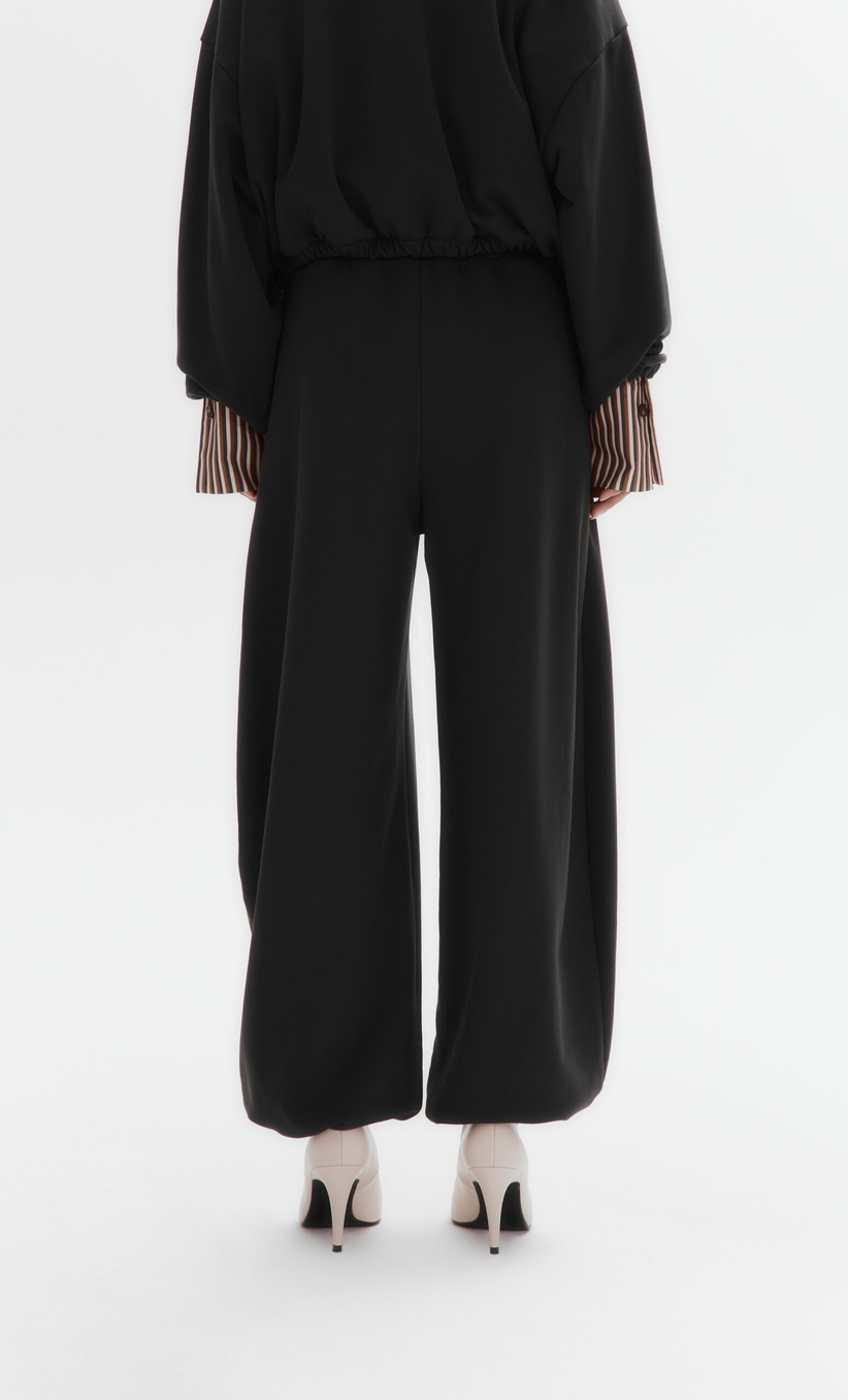 Брюки на кулиске из футера