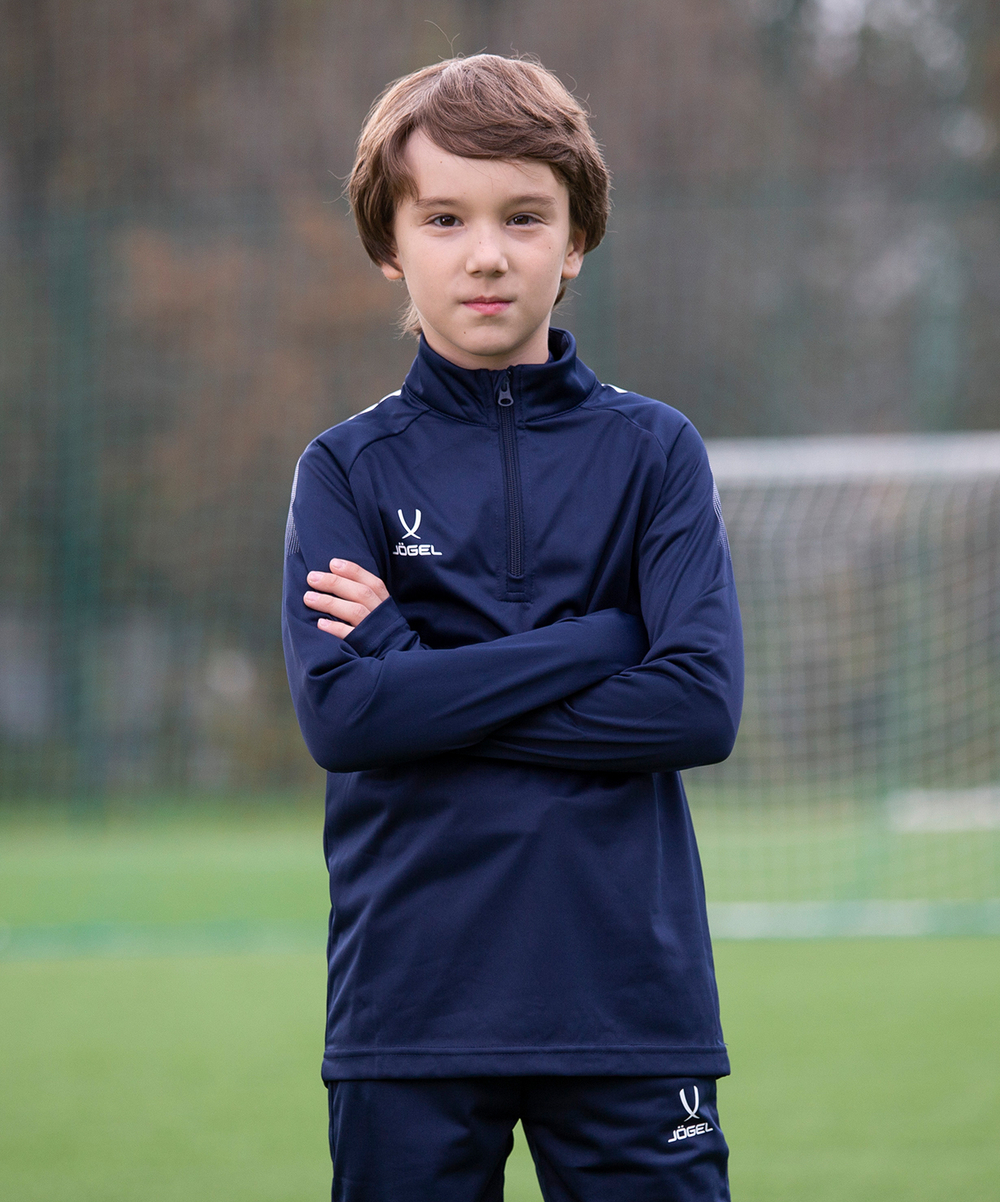 Джемпер тренировочный CAMP Training Top 1/4 Zip, темно-синий, детский