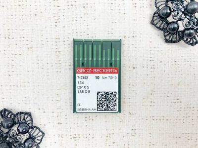 Игла промышленная, толстая колба 70/10 134R, 10 игл