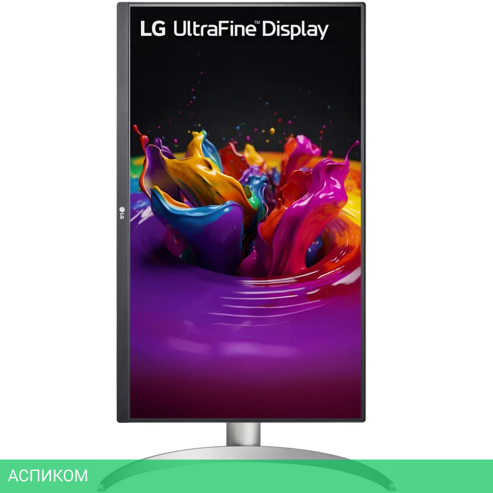 Монитор LG UltraFine 27UP850K-W черный (27UP850K-W)