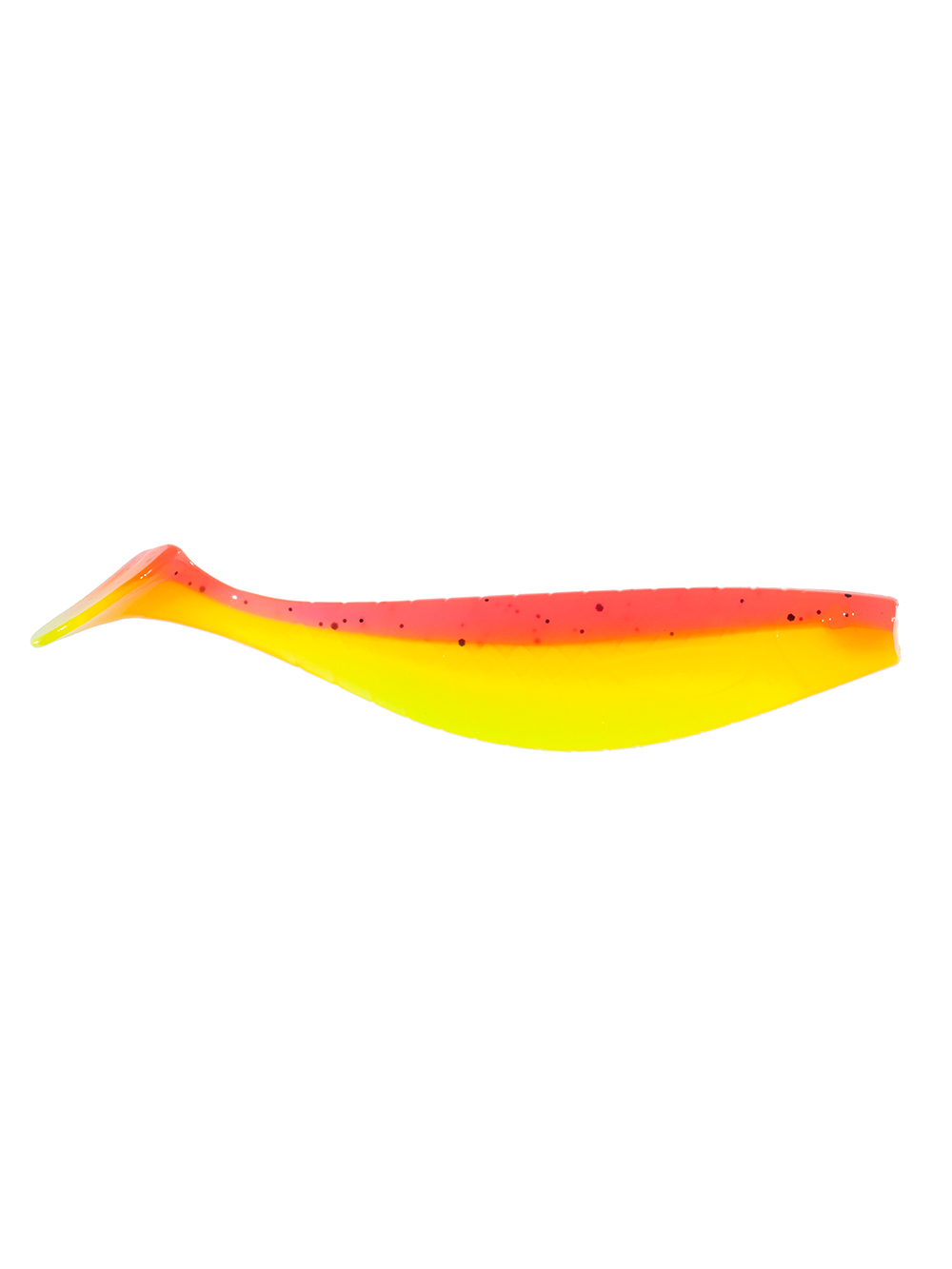 Приманка ZUB-PROVOCATOR 123мм(4,8")-5шт, (цвет 023) розовый верх-желтый низ