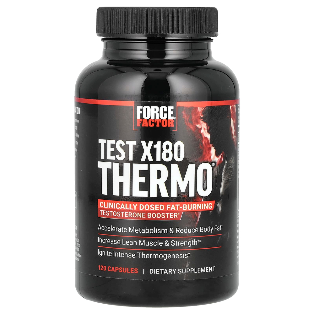 Force Factor, Test X180 Thermo ™, 120 капсул