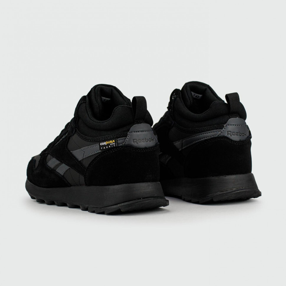 кроссовки Reebok Classic Utility Suede Total Black Winter