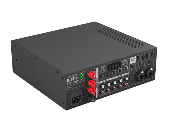 CVGAUDIO M-43Tm профессиональный микшер-усилитель, мощность 40W/100V
