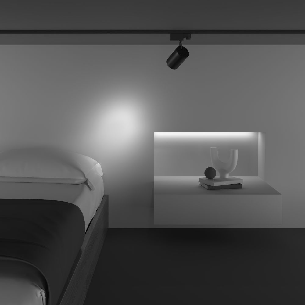 Трековый трехфазный светодиодный светильник Maytoni Trinity Vuoro TR029-3-10W4K-S-B