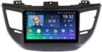 Магнитола для Hyundai Tucson 3 2015-2018 (штатная КЗВ, рамка черная) - Teyes CC2 PLUS монитор 9" QLED, Android 10, Быстрая, SIM-слот