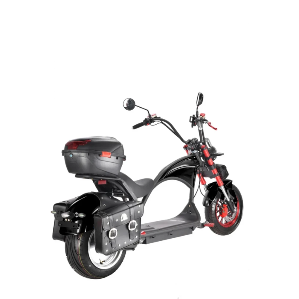 Электроскутер Citycoco WHITE SIBERIA Wild Wheel 3950W Черный