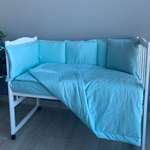 Комплект в кроватку "ЛАПШУЛЯ-ЭКСТРА" Оливковый (7 предм.,без балдахина) ш4240/0  (Балу)