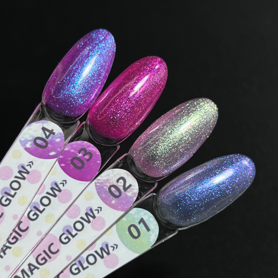 Гель-лак ТМ &quot;HIT gel&quot; №04 Magic glow, 9 мл