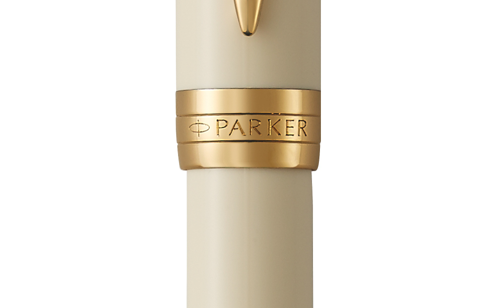 Перьевая ручка Parker Duofold Classic International, Ivory GT, перо: F