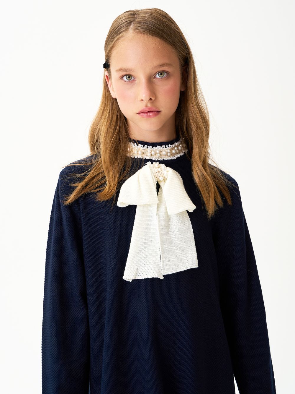 Платье для девочки AT1400 синий