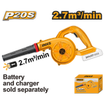 Аккумуляторная воздуходувка INGCO CABLI20028 20 В