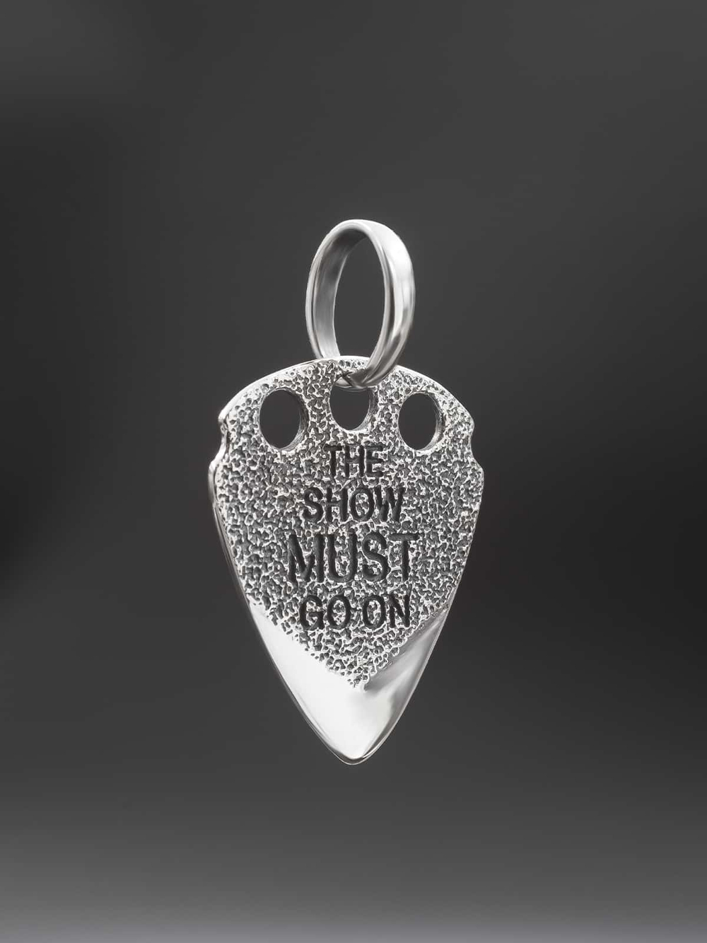 Подвеска медиатор из серебра 925 пробы