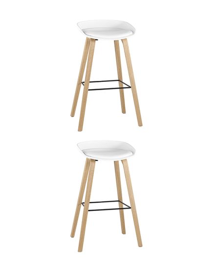 Стул барный LIBRA SOFT БЕЛЫЙ 2 шт