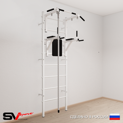 Шведская стенка Sv Sport усиленная 670 (Турник стандарт/Брусья/Канат)