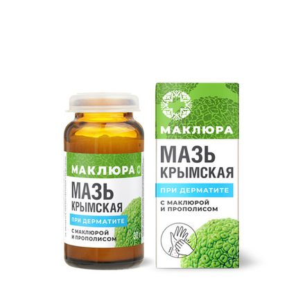 Маклюра Мазь крымская "При дерматите" с маклюрой и прополисом