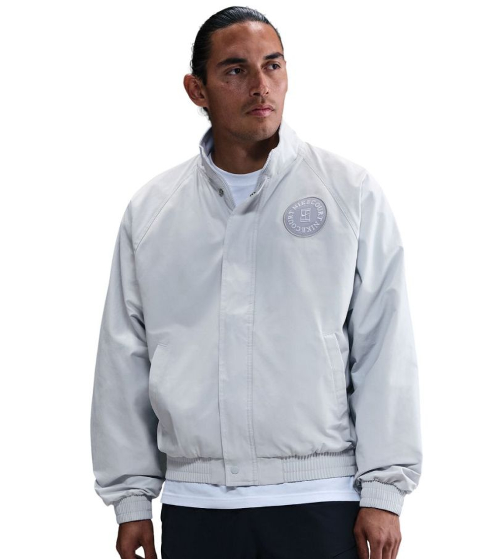 Куртка теннисная Nike Court Heritage - pure platinum/wolf grey