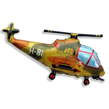 Мини Фигура Flexmetal  Вертолет, военный #902667M