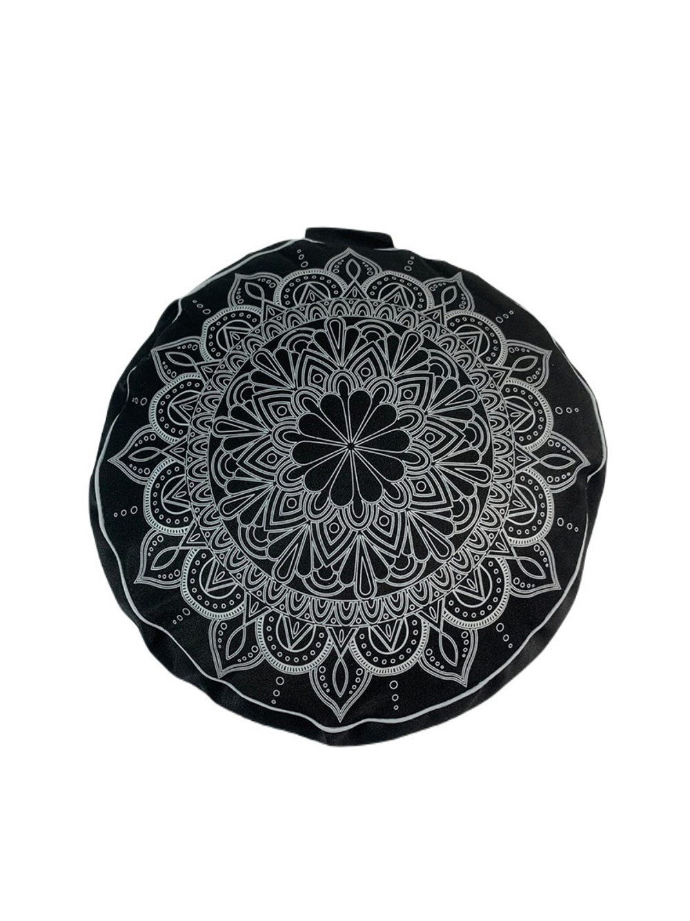Подушка Mandala круглая с каймой, 30х15 см