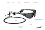 Спортивные очки LiP Surge / Gloss Black - Black / PC Polarized / Brown