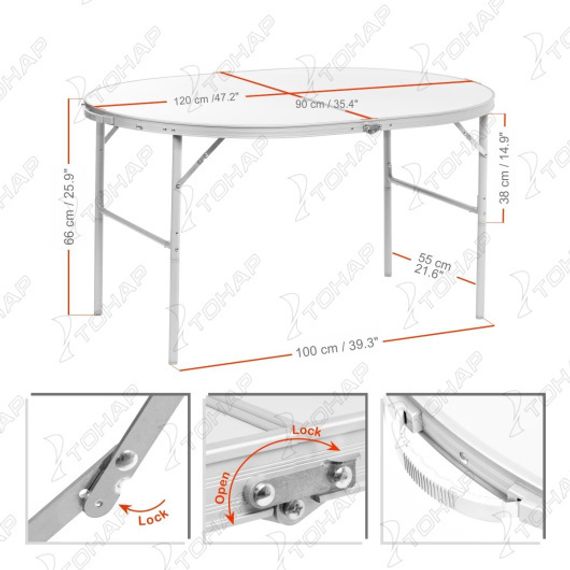 Стол NISUS овальный (N-FTO-21407A)