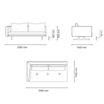 2 местный прямой правый ENZA HOME DAKAR EH72405