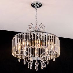 Citilux Инга CL335181 Люстра подвесная хрустальная Хром