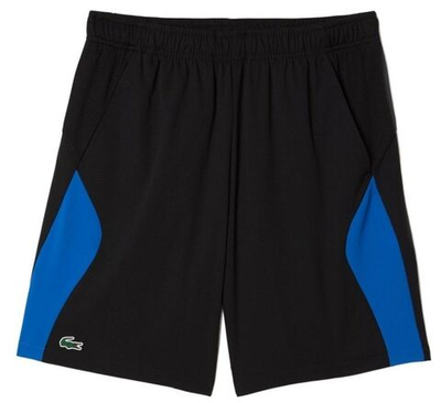 Мужские теннисные шорты Lacoste Sport Regular Fit Seamless Tennis Shorts - black blue