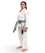 Детское кимоно Tatami PRO SERIES - WHITE & CHAMPION GOLD