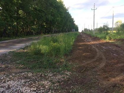 Обустроен дублер подъездной дороги