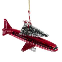 GAEM Украшение новогоднее "Самолёт", L16,5 W12,5 H5,5 см