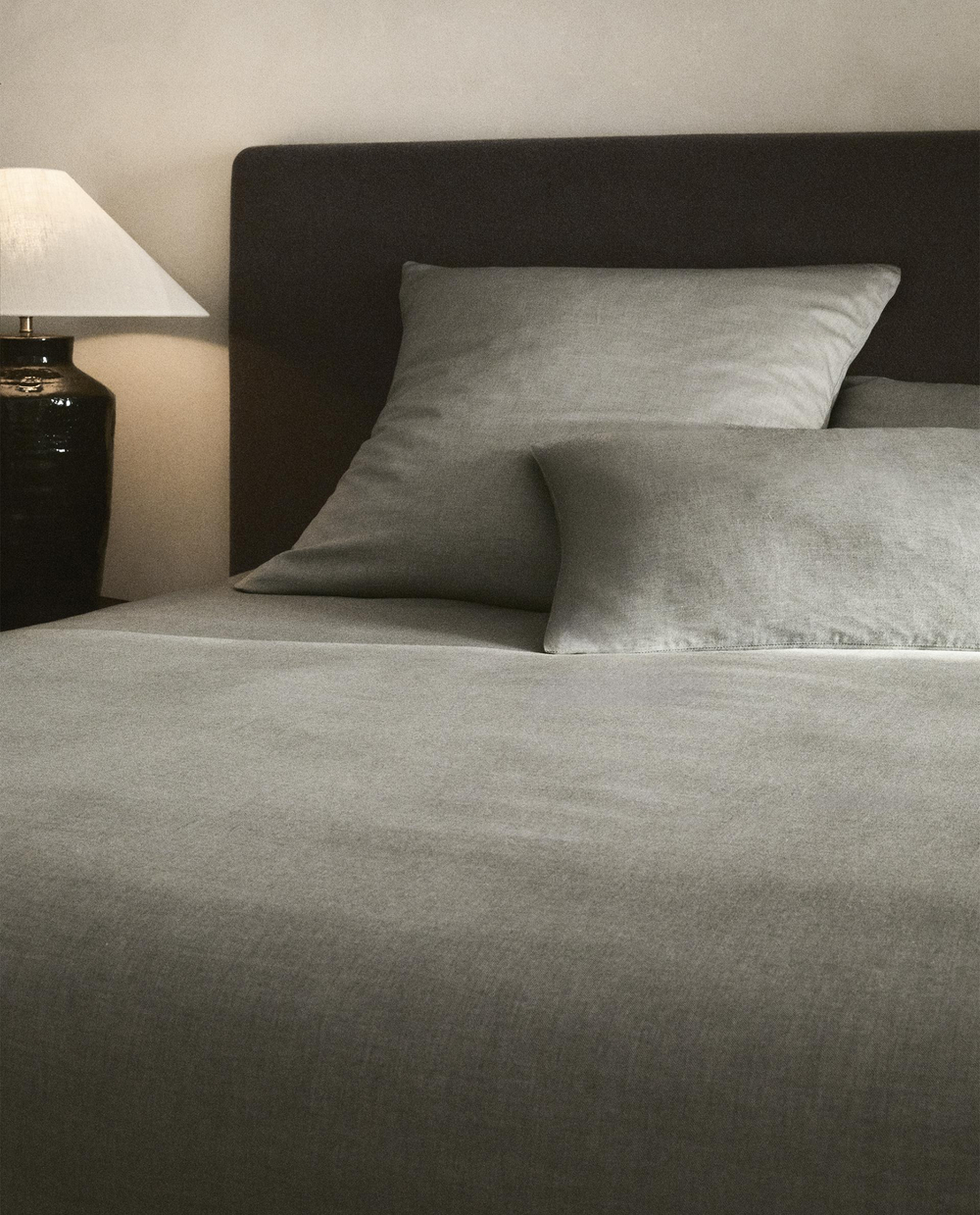Пододеяльник Zara Home, хлопок 100%, однотонный, 5151/088