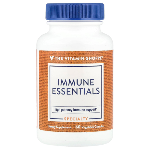 The Vitamin Shoppe, Immune Essentials, 60 растительных капсул