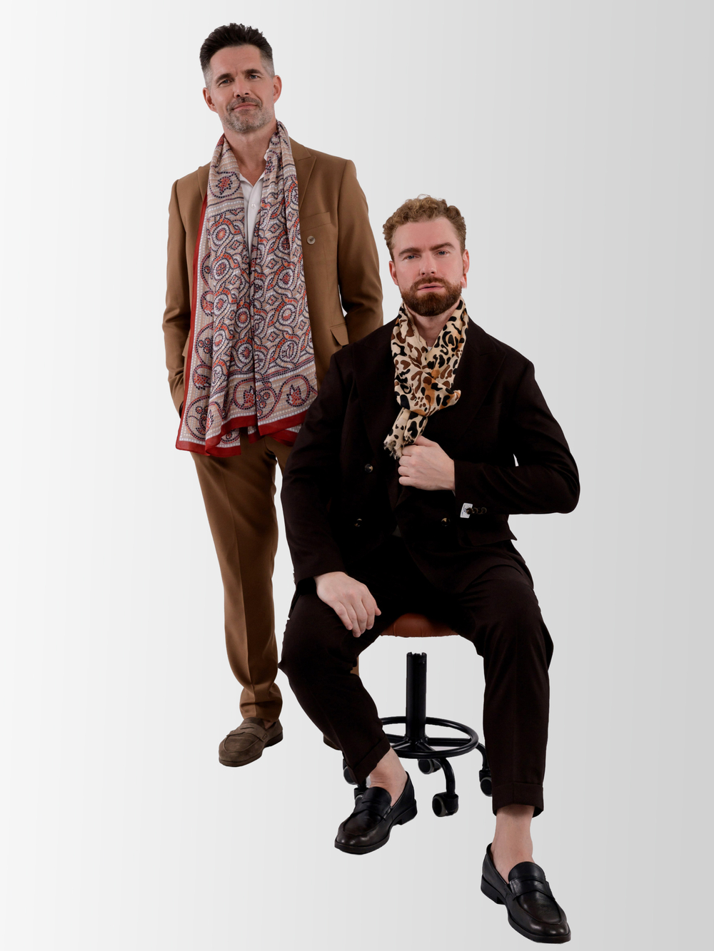 Шарф/ Палантин «Русский кот»