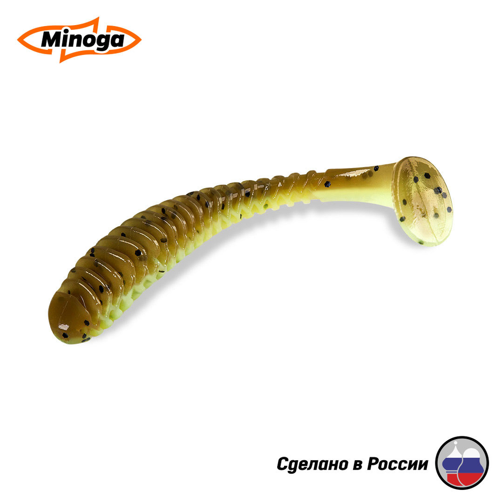 Силиконовая приманка "Minoga" ACTION 5,0"(5шт) 127мм, 7,7 гр, цвет 109