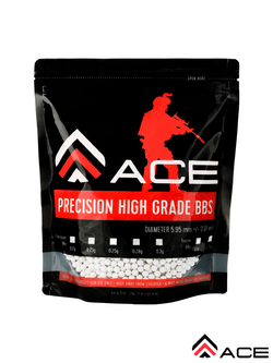 Шары ACE 0,25 g (белые, 4000 шт, 1 кг, пакет)
