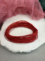 Шнур для плетения браслетов 0,6 мм, Кирпичный (5 м)