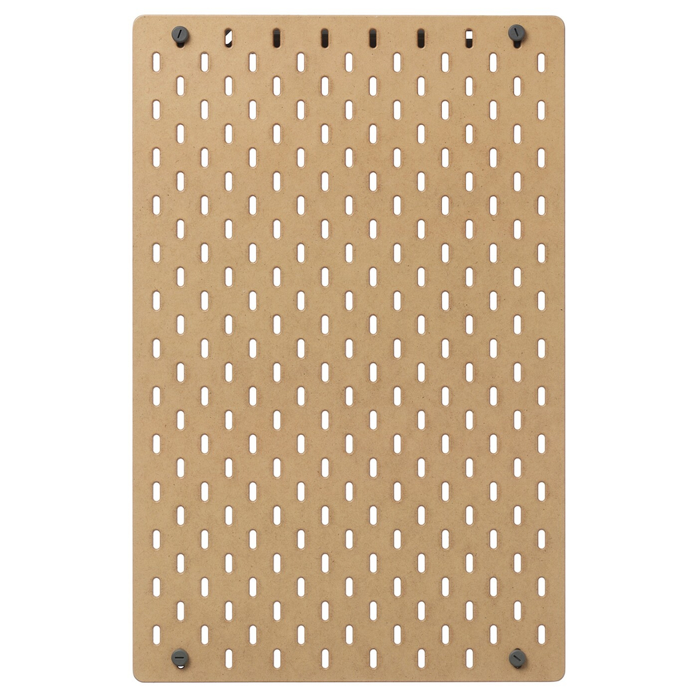 Перфорированная доска IKEA SKADIS (СКОДИС), Дерево, 36x56 см