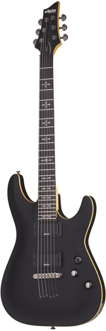 Schecter DEMON-6 AGED BLACK SATIN